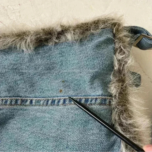 handheart jeans bag denim handmade shoulder bag - Picture 4 of 12